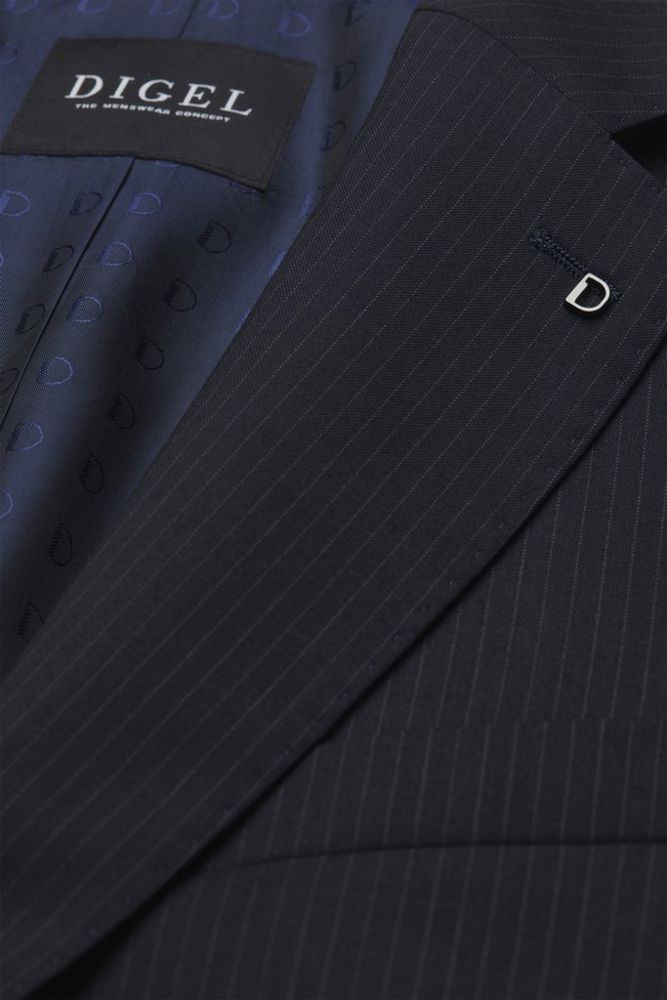 Anzug Blazer in marine blau mit Streifen