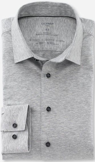 Dynamic Flex Jersey Hemd in silbergrau meliert