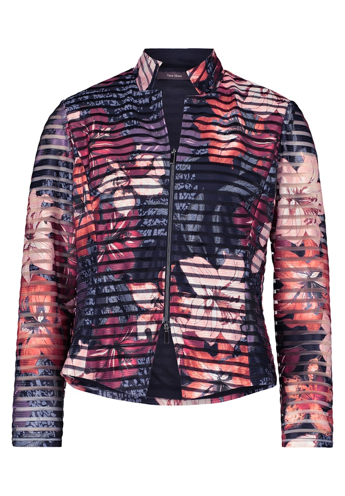 Kurzblazer in Dark Blue / Dark Red