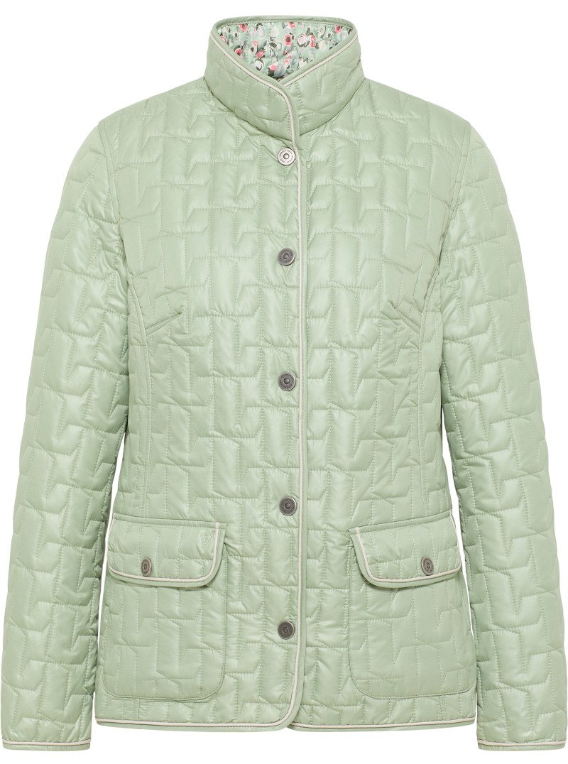 Leichte Wende Steppjacke in light green