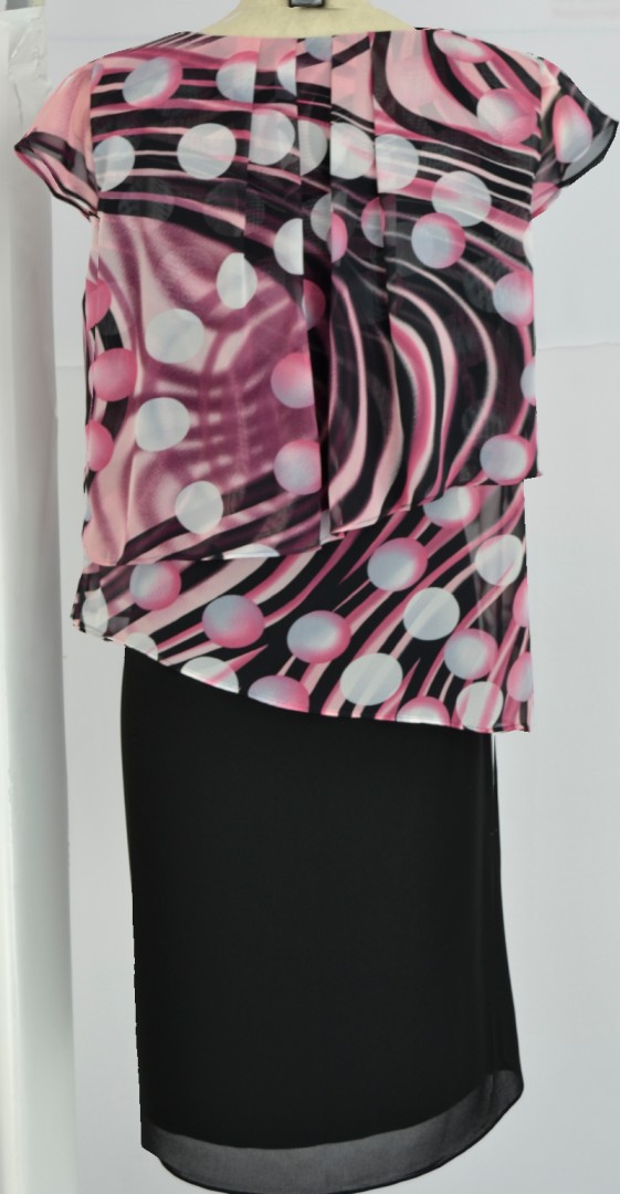 Mittellanges Kleid im Blouson Style