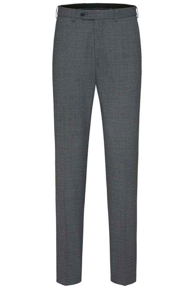 Stoffhose in grau mit Struktur