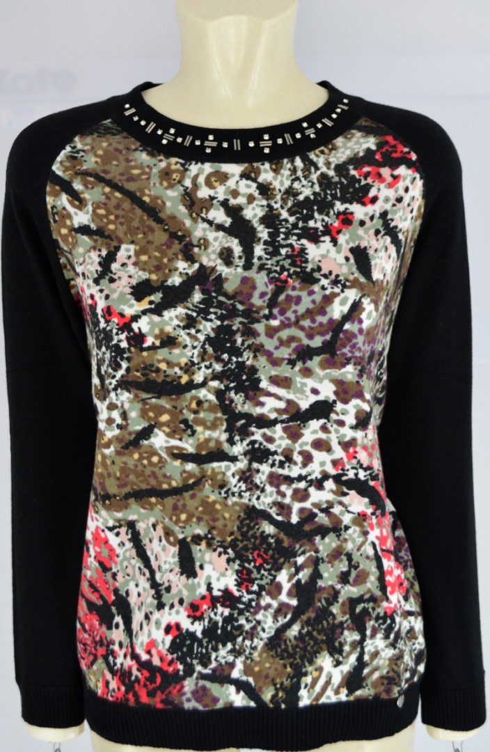 Pullover mit 1/1 Arm und Stass