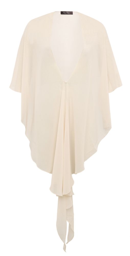 Lange Chiffon Stola in whisper pink