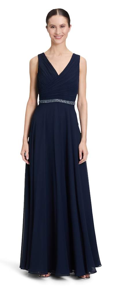 Langes Ballkleid in night sky