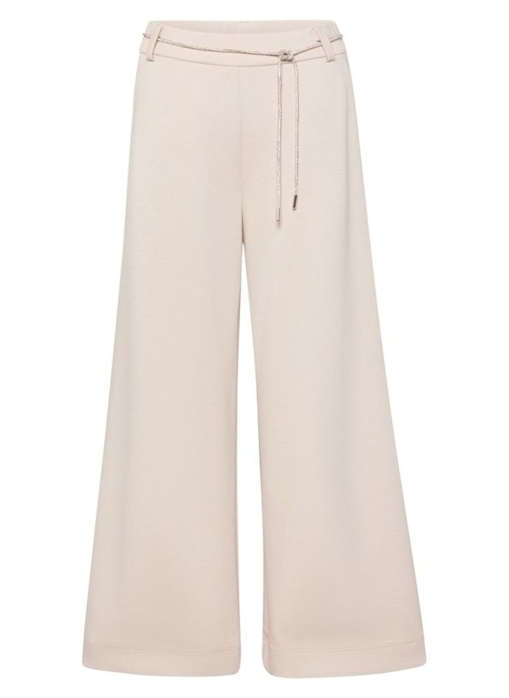 Sportive Stoffhose in Sisal (Natur)