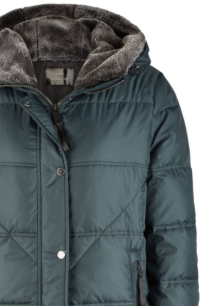 Warmer Kurzmantel in bottle green