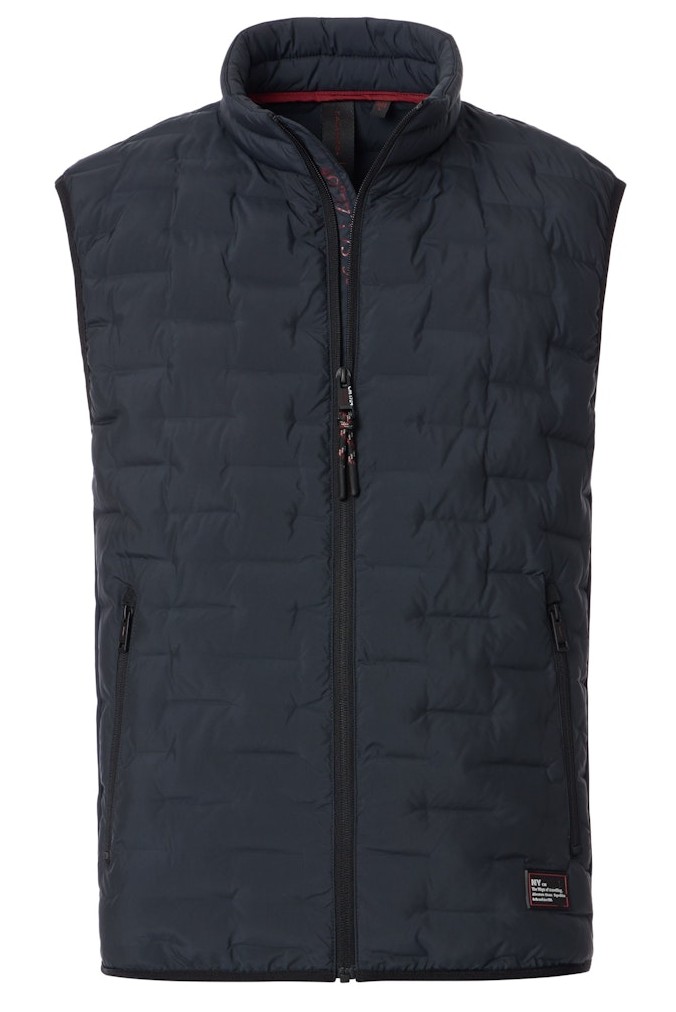 Leichte Outdoor Steppweste in dunkel blau
