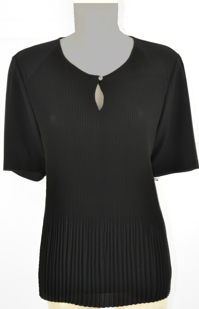 1/2 Arm Shirt in schwarz