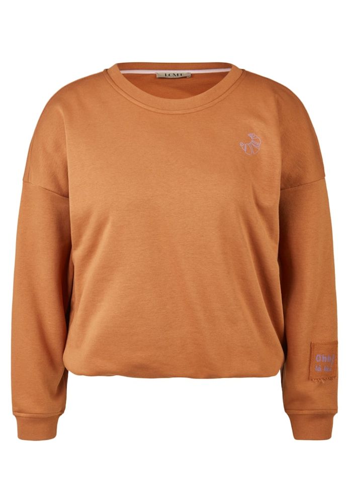 Sweat-Pulli in Zimt