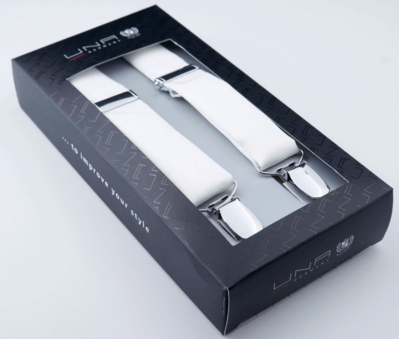 Hosenträger in creme