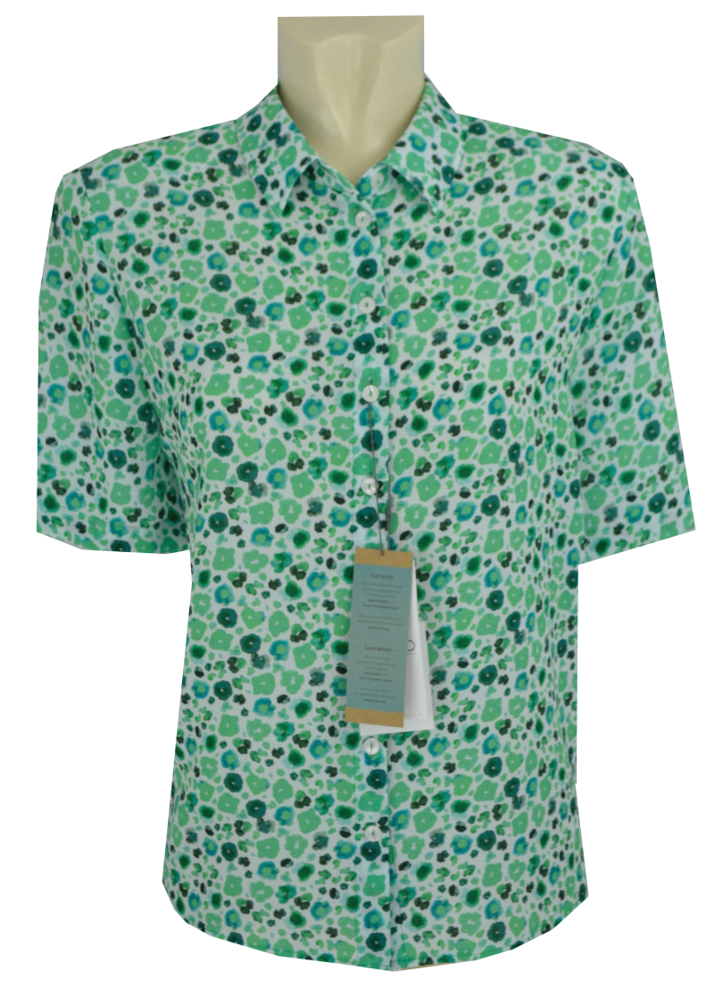 1/2 Arm Bluse mit Blüten