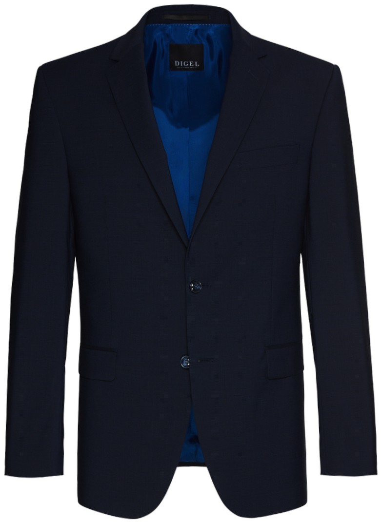 Anzug Blazer mit taillierter Passform in mittel blau mit fei