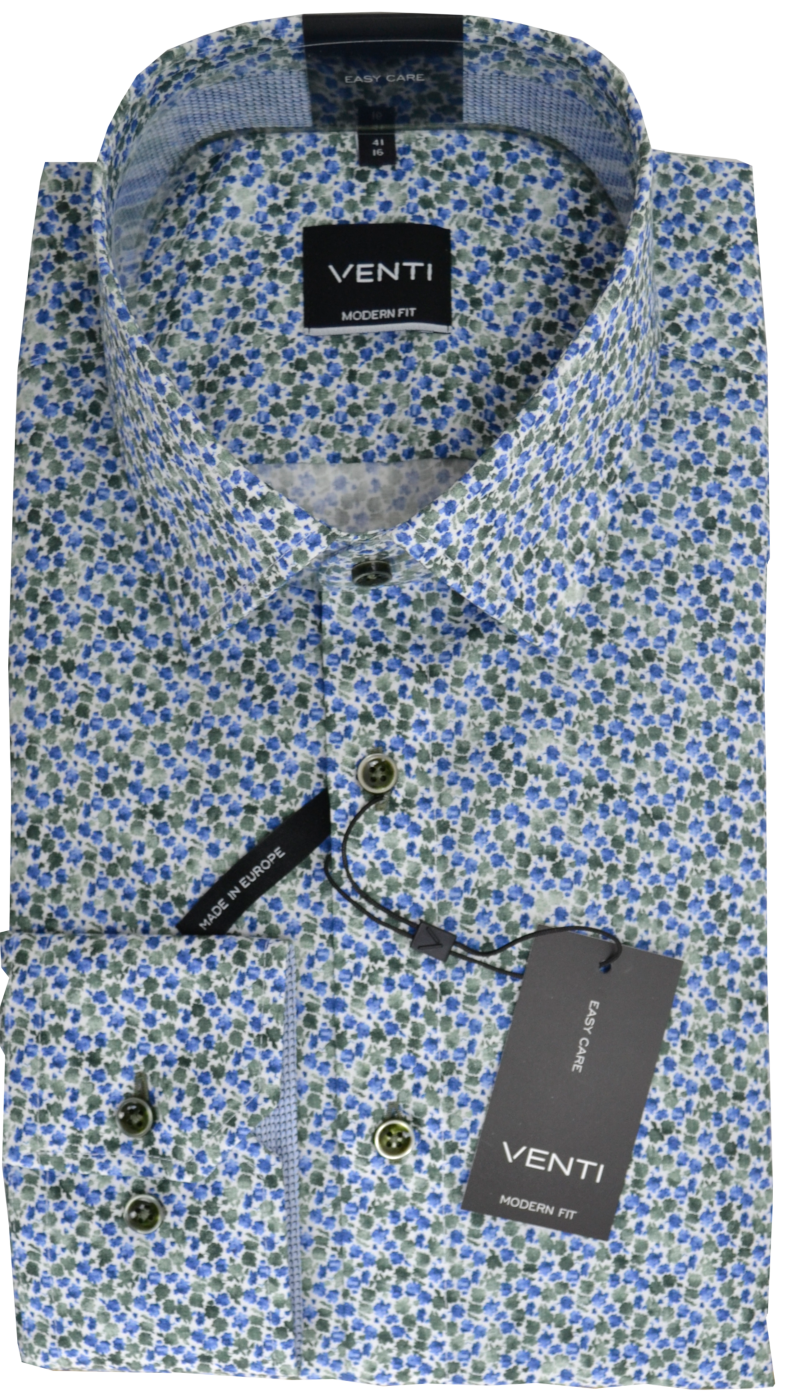 103369500-300IplllJFOm4RhD 1/1 Arm Freizeithemd im Retro Dessin