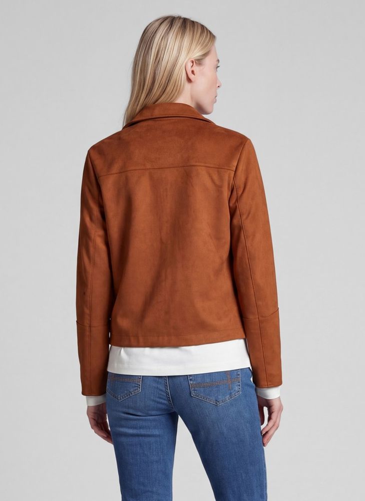 Leichte Blazer-Jacke in muskat