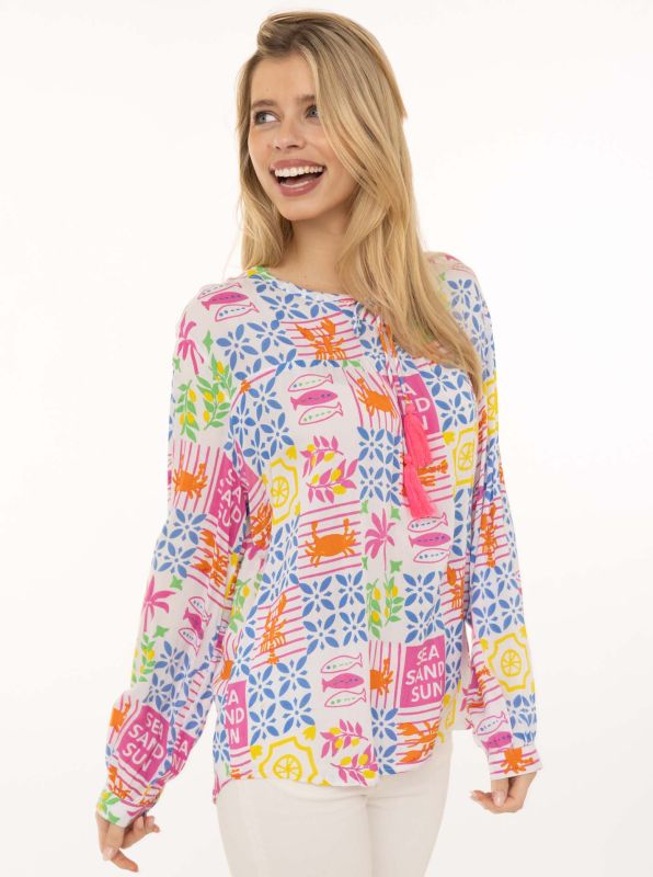 Oversize Bluse"Dolce Vita"