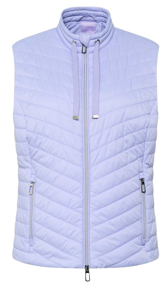 Steppweste in Flieder