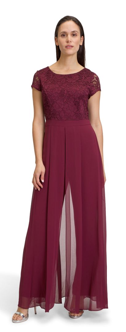 Jumpsuit in deep wine