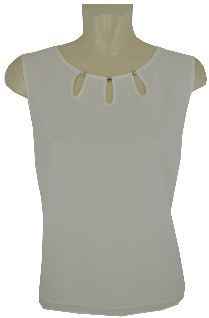 Festliches Top in marshmallow