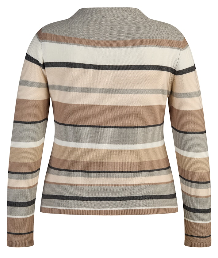 Turtle Pullover in in mehrfarbig mit macchiato