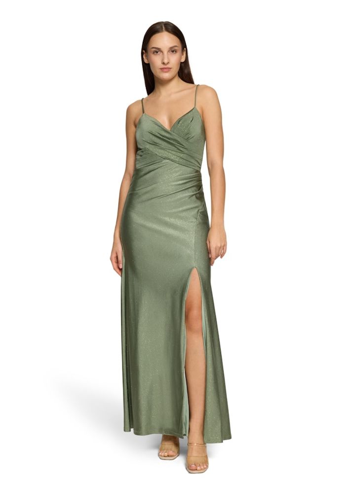 Langes Ballkleid in Green/Green