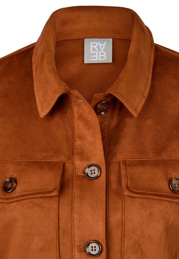 Leichte Blazer-Jacke in muskat