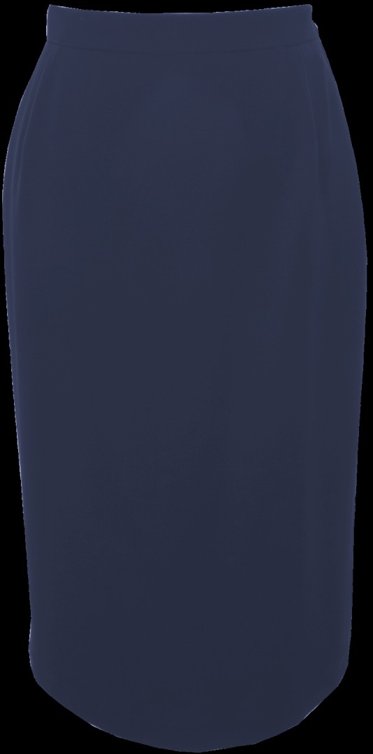 Schmaler Rock in marine blau