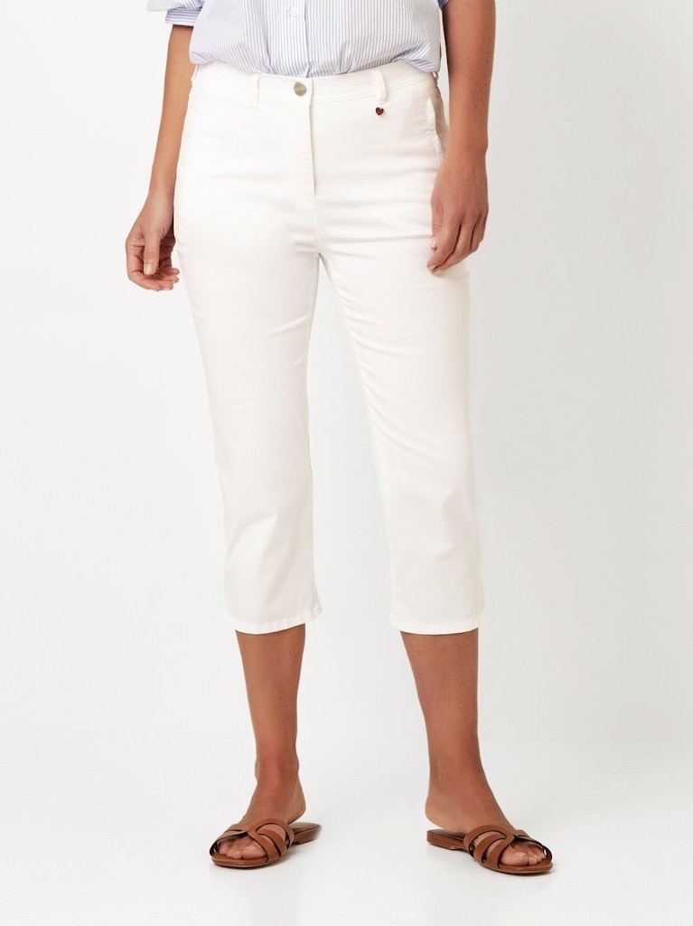 6/8 Jeans "Alice" in weiß