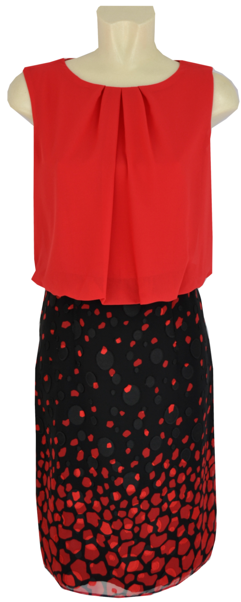 15783954-9326MGkRLpFI27qrF Mittellanges Kleid in rot
