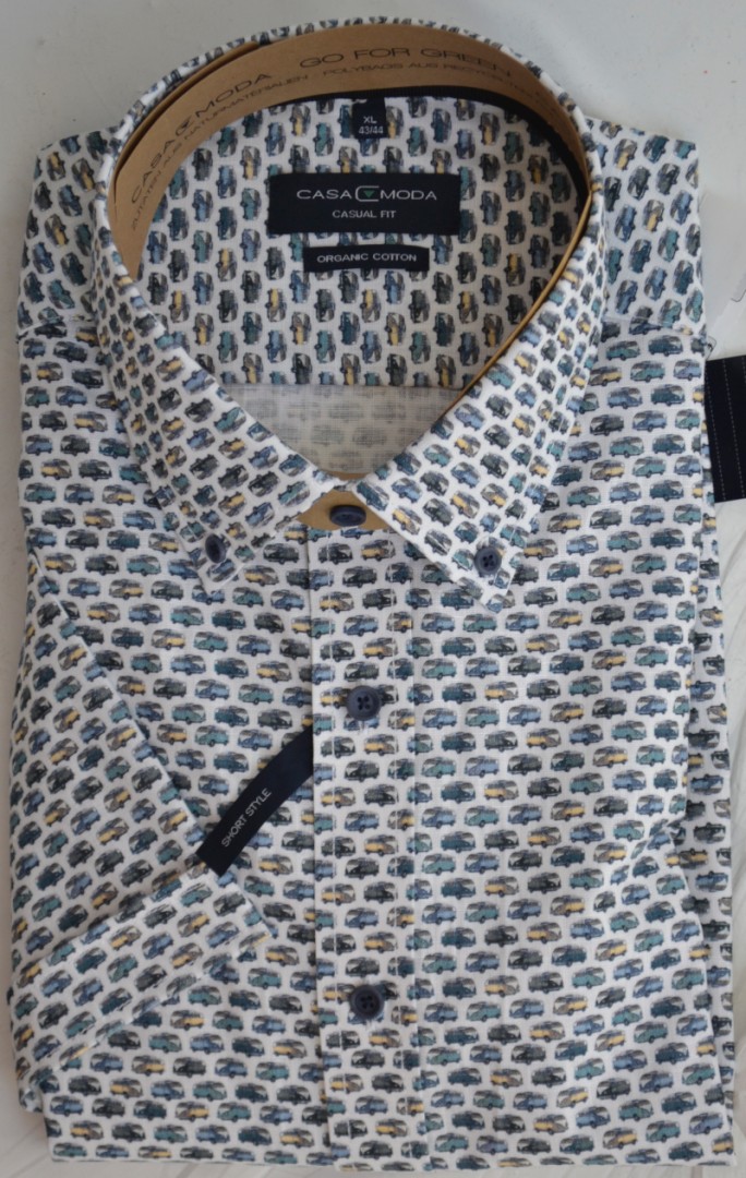 1/2 Arm Freizeithemd mit Mini-Bussen