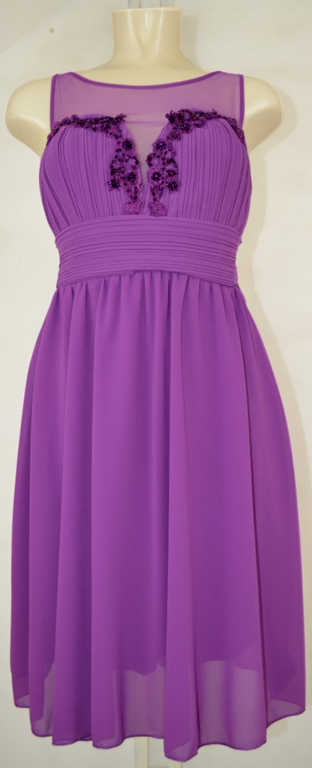 Cocktailkleid in Pflaume