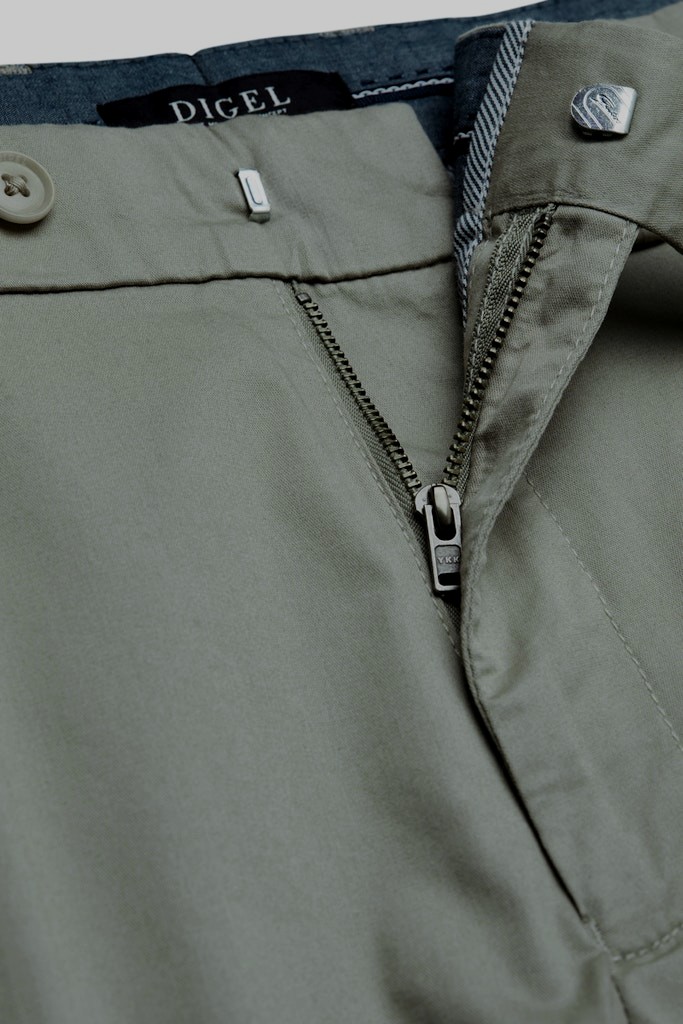 Baumwoll Chino in hellgrün