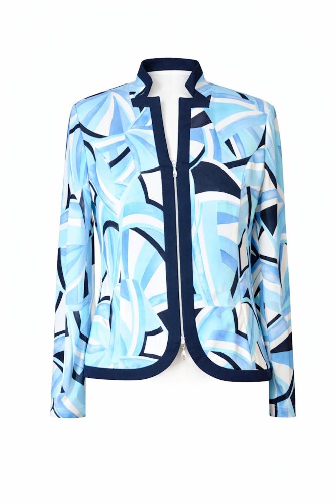 Elegante Jacke in blau-marshmallow