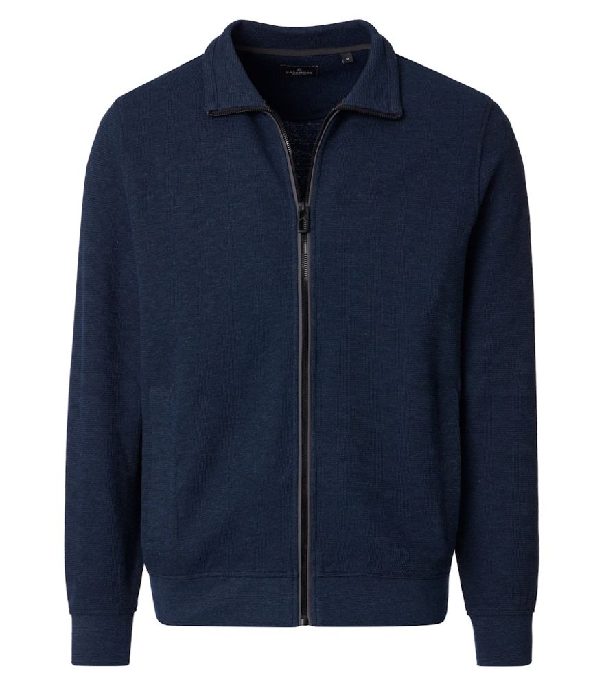 Sweatjacke in blau
