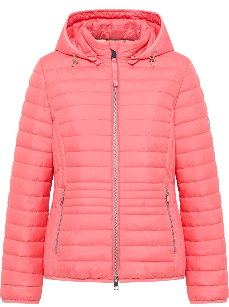 Leichte Steppjacke in coral