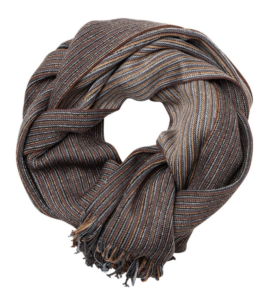 Schal in mehrfarbig gemustert mit Braun