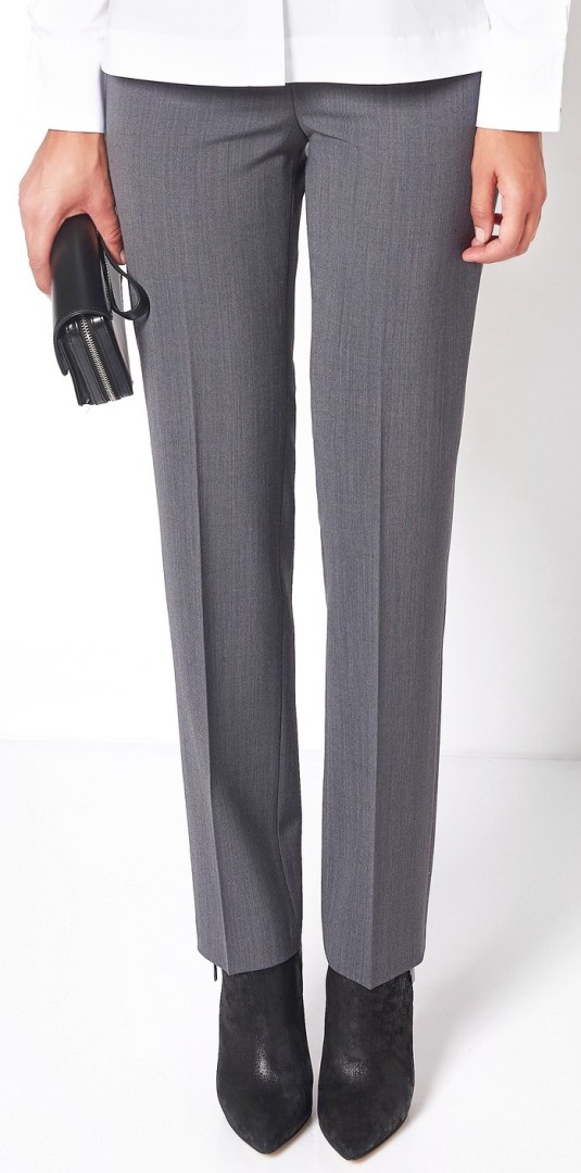 Woll Stoffhose in anthrazit