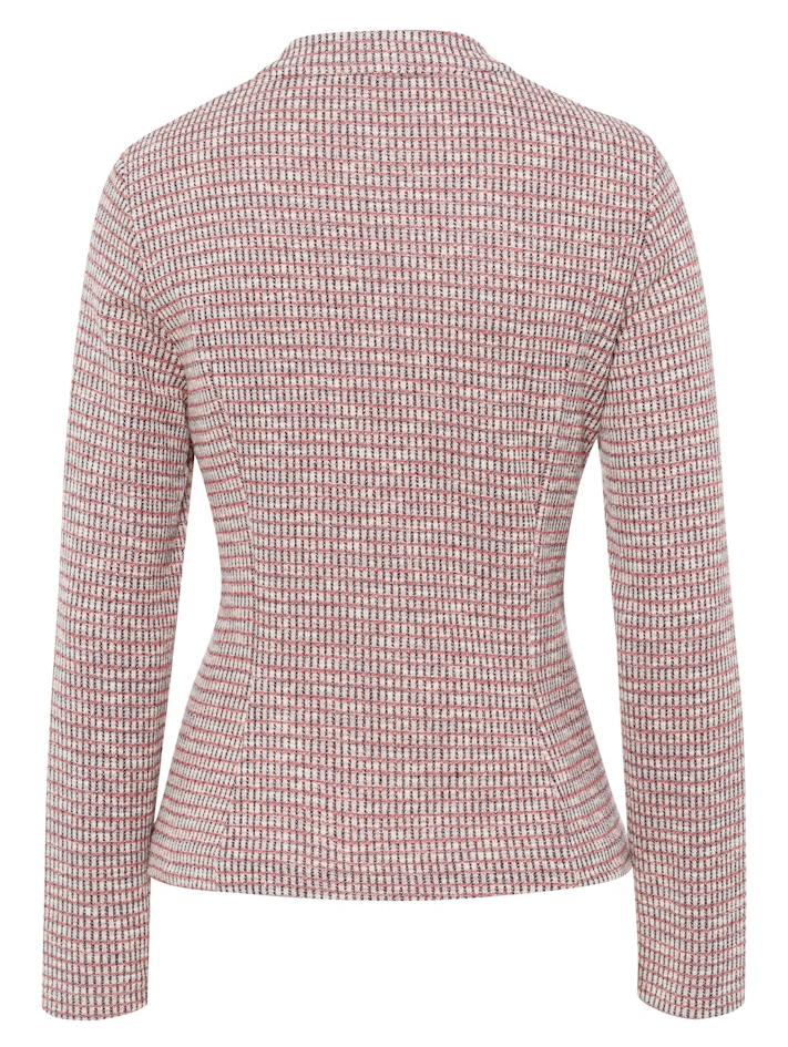 Leichte Jersey Jacke in Rose-Azalee