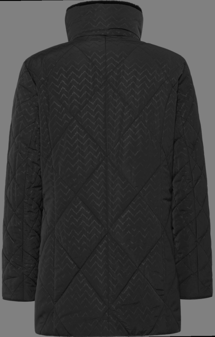 Warme Steppjacke in schwarz