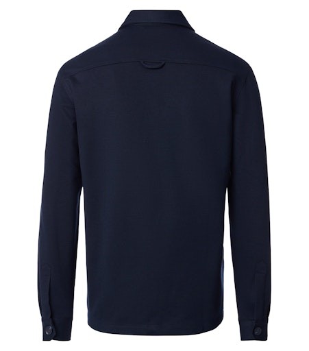 1/1 Arm Hemdjacke in dunkel blau