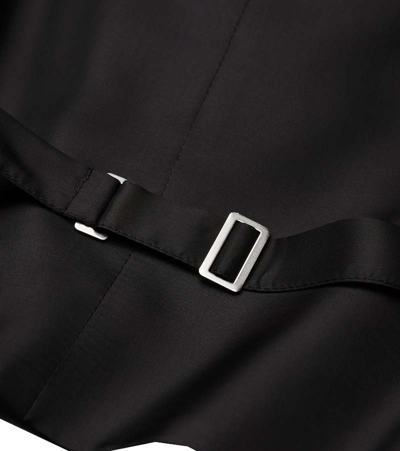 Anzug Weste in hell grau meliert