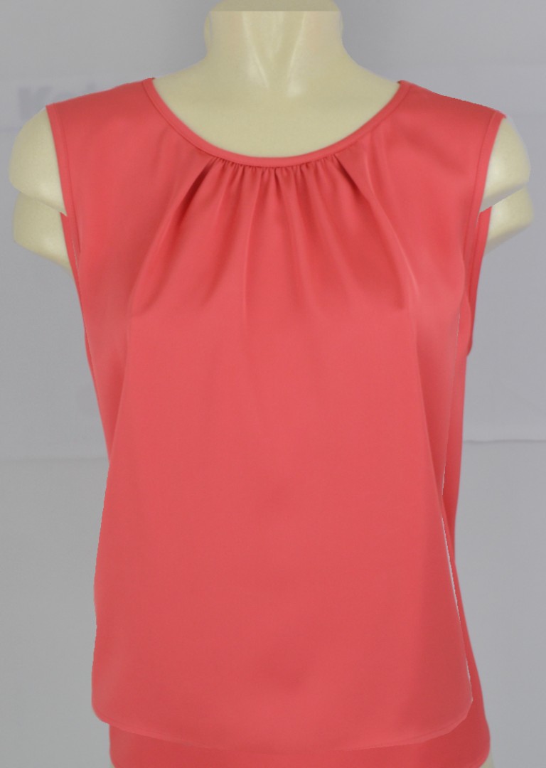 Top festlich in coralle