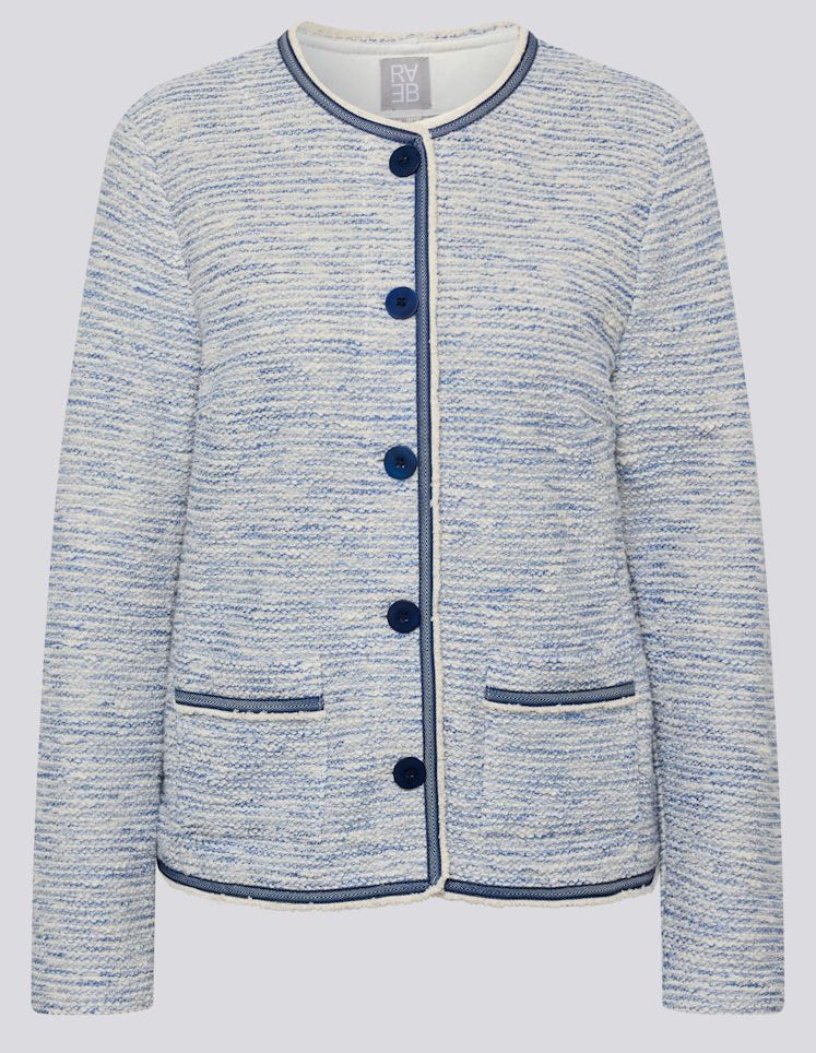 Edle Strick - Blazer Jacke zum knöpfen