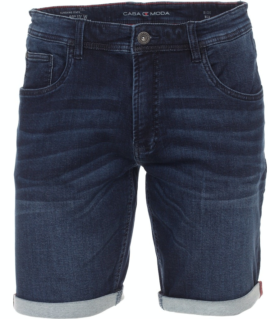 Jeans-Bermuda in dark blue used