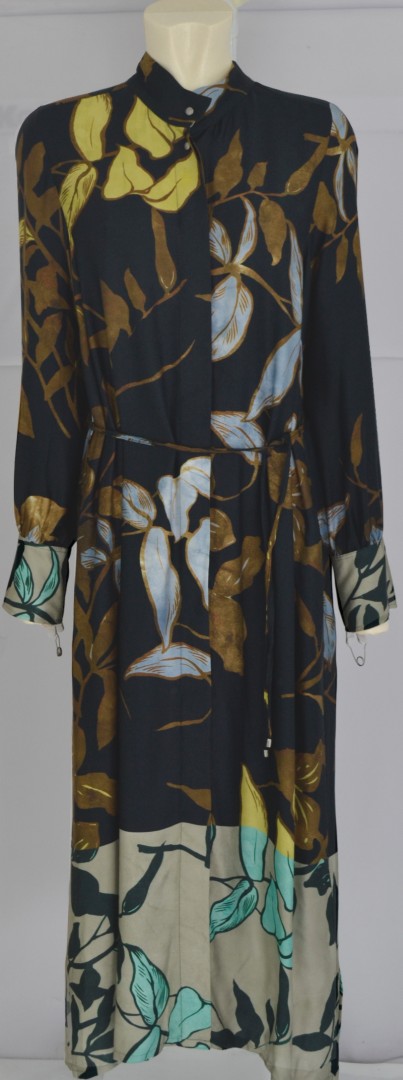 Kleid in mehrfarbig gemustert