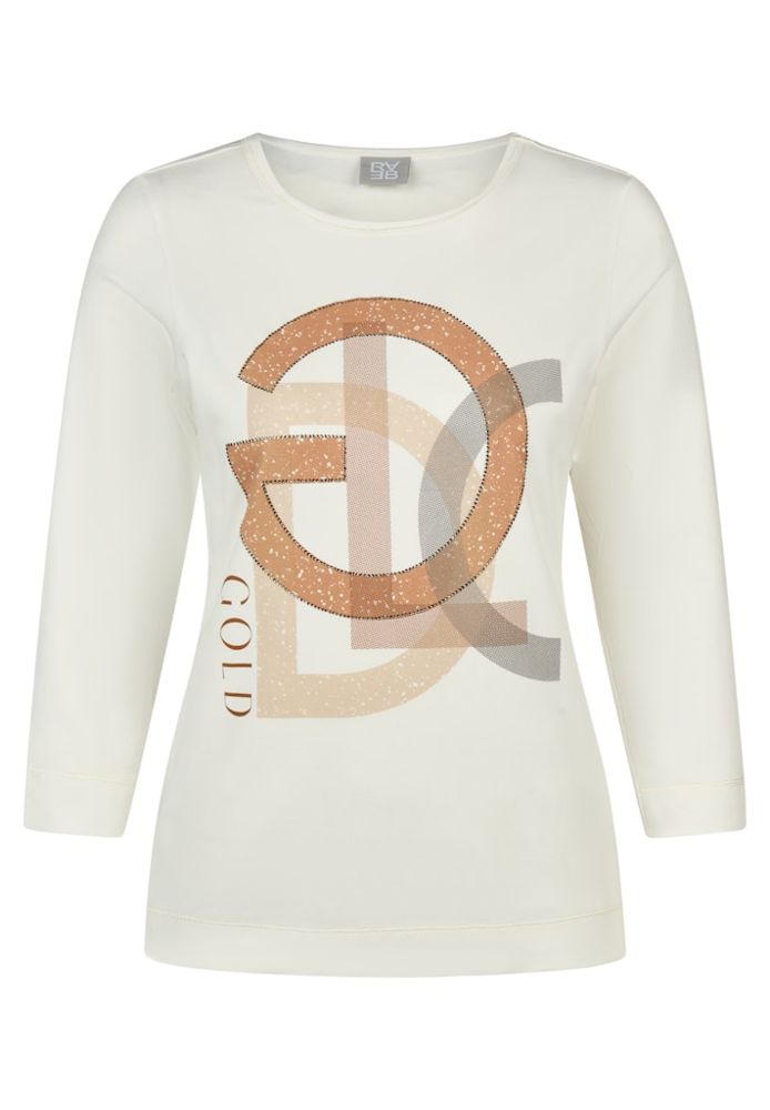 3/4 Arm T-Shirt mit Print