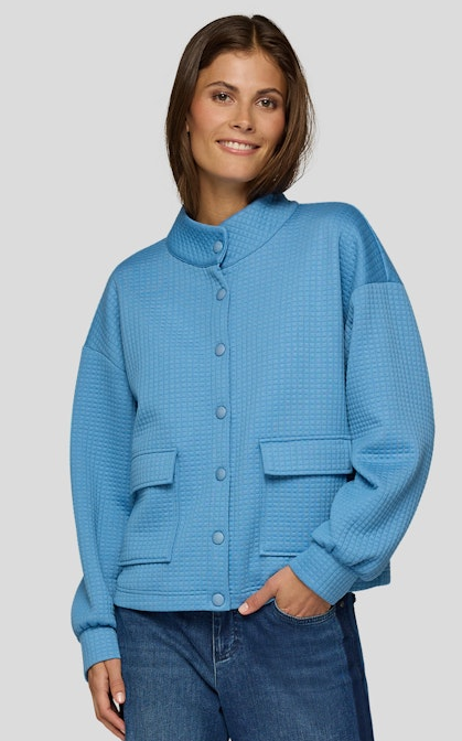 Blazer-Jacke in bleu