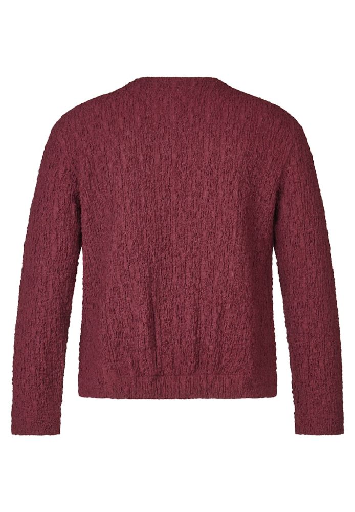 Boucle Jäckchen in merlot