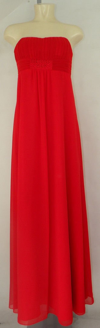 Ballkleid lang in Flame Scarlet