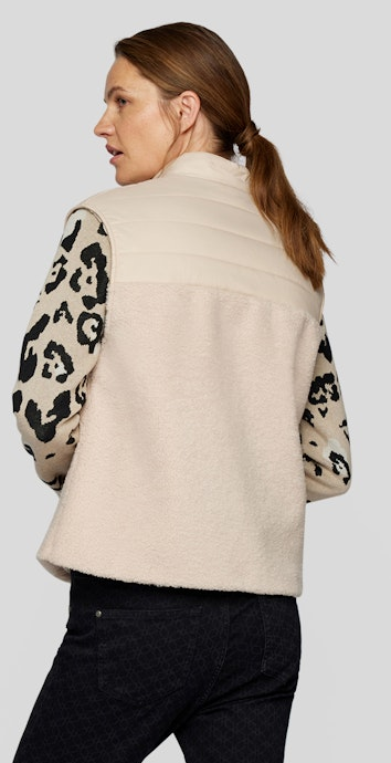 Steppweste in macadamia